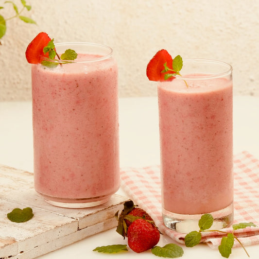 Recette de Milkshake aux Fraises Lyophilisées 🍓🥛