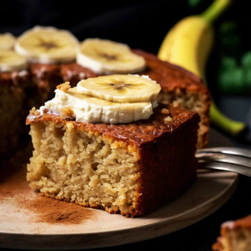 Cakes aux bananes bio lyophilisées et pépites de chocolats