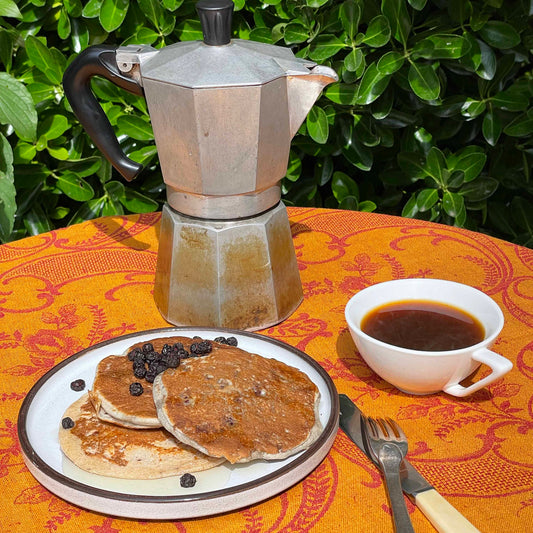 Pancakes à la myrtille sans gluten