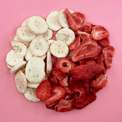 Snack Coeur de fruit - Banane & Fraise