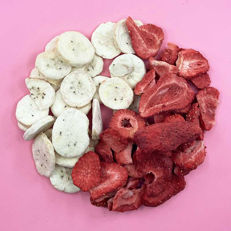 Snack Coeur de fruit - Banane & Fraise