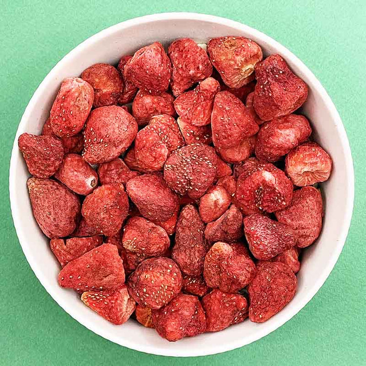 Fraise lyophilisée entière - 100g