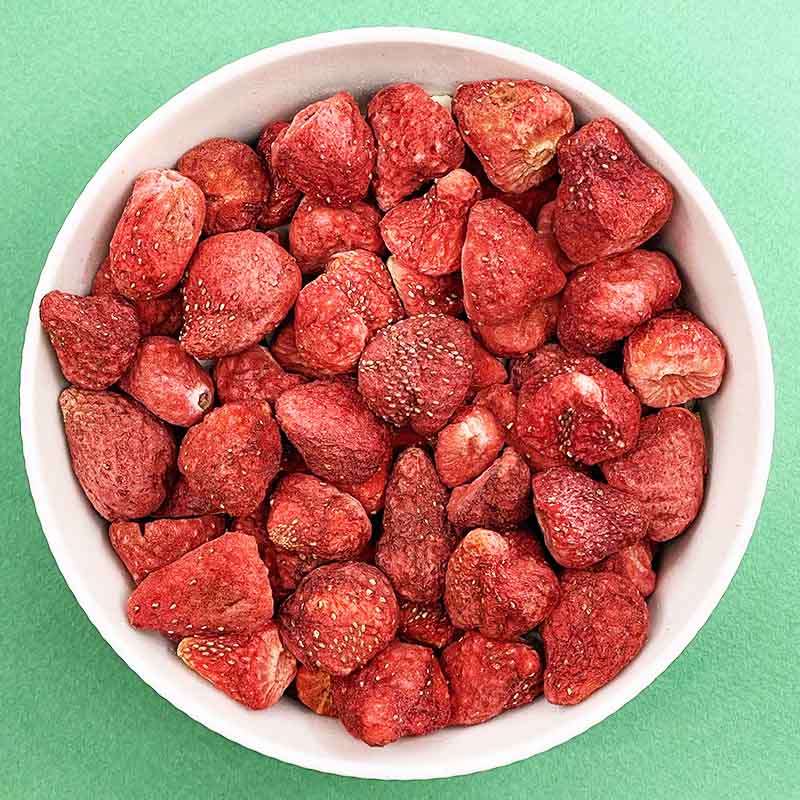 Fraise lyophilisée entière - 100g