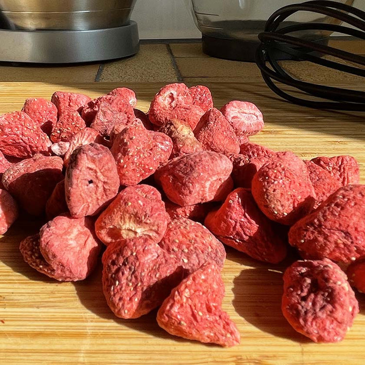 Fraise lyophilisée entière - 100g