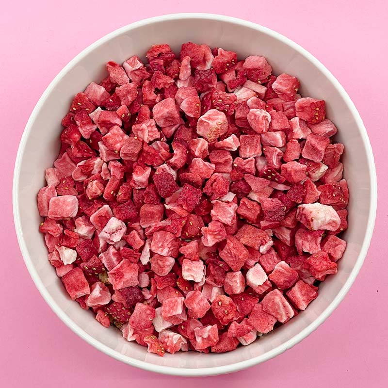 Fraise en cubes – 100g