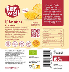 Ananas lyophilisé bio - 100g