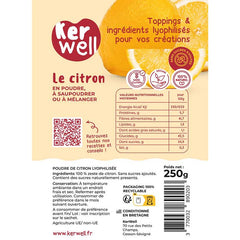 Écorce de citron en poudre - 250g