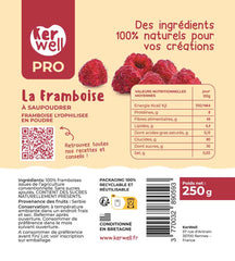 FRAMBOISE LYOPHILISÉE EN POUDRE 250g