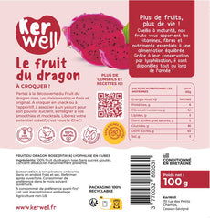 Fruit du dragon lyophilisé - 100g