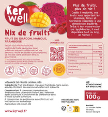 MIX DE FRUITS - Framboise-Mangue-Fruit du dragon