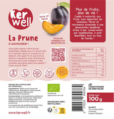 Prune lyophilisée bio - 100g