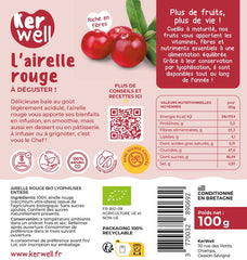 Airelle bio lyophilisée - 100g