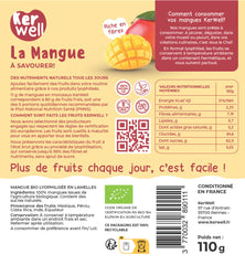 MANGUE BIO LYOPHILISÉE EN TRANCHES