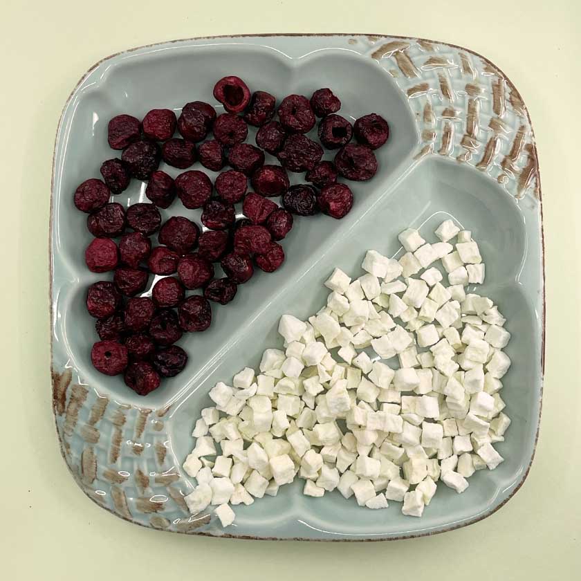 Pomme lyophilisée bio en cubes - 100g