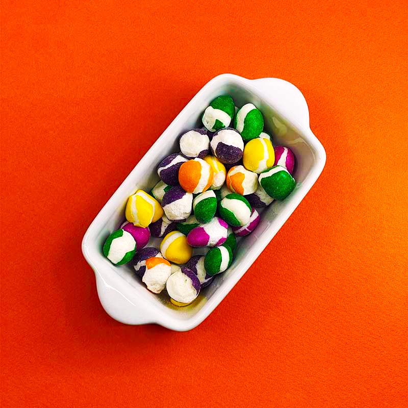 Bonbons multicolores lyophilisés – 100 g